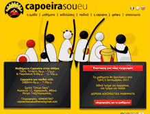 Tablet Screenshot of capoeirasoueu.gr